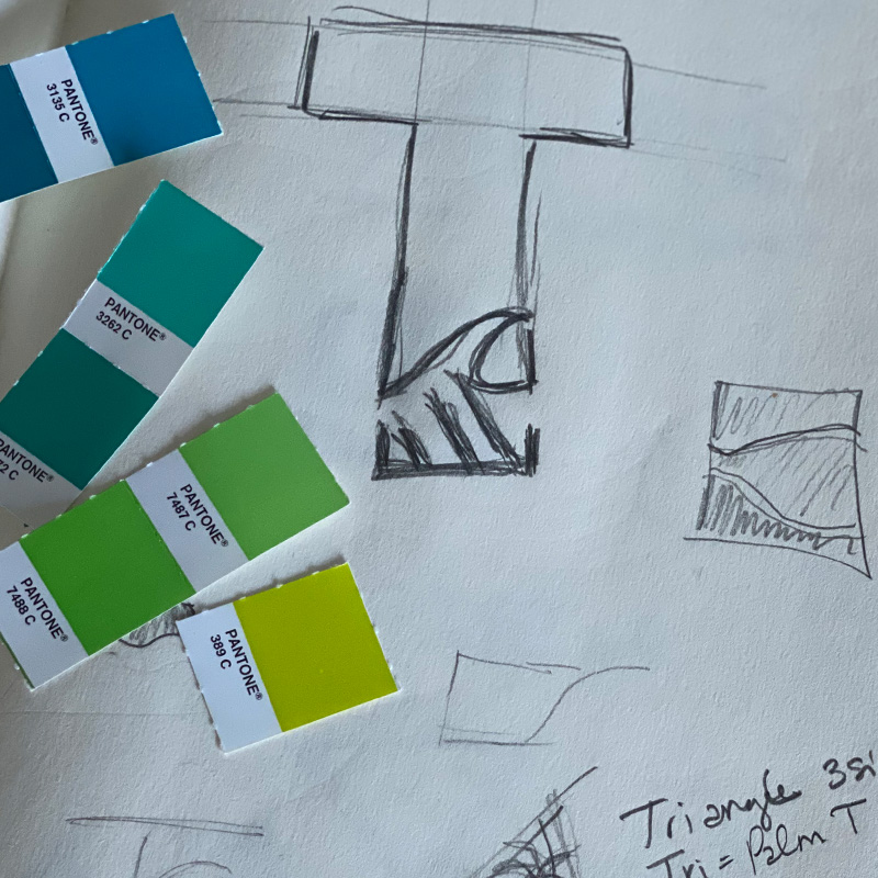 Tricoast Building Group Logo Concepts and Colors