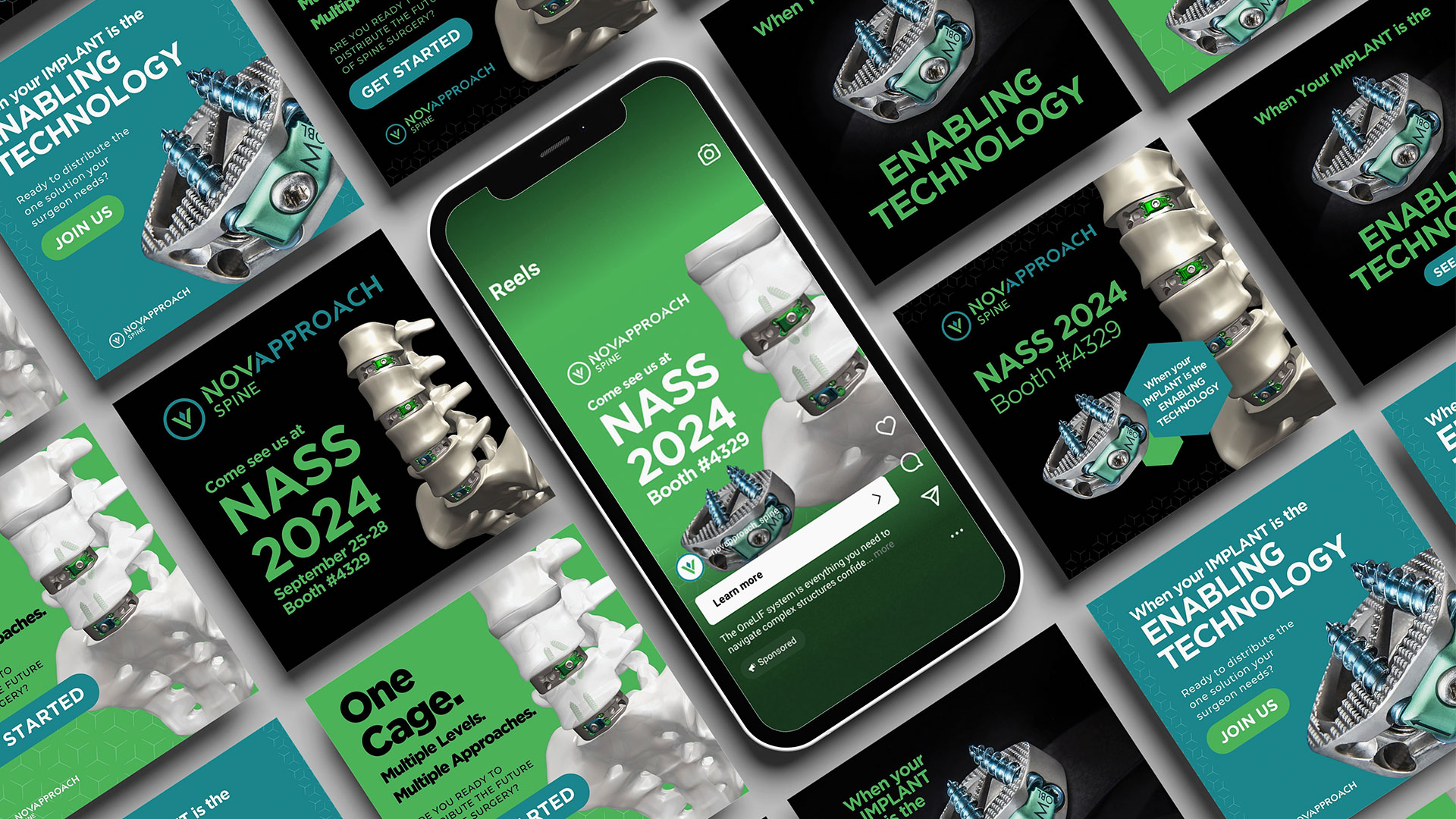 NovApproach Spine Social Media and Ad Design