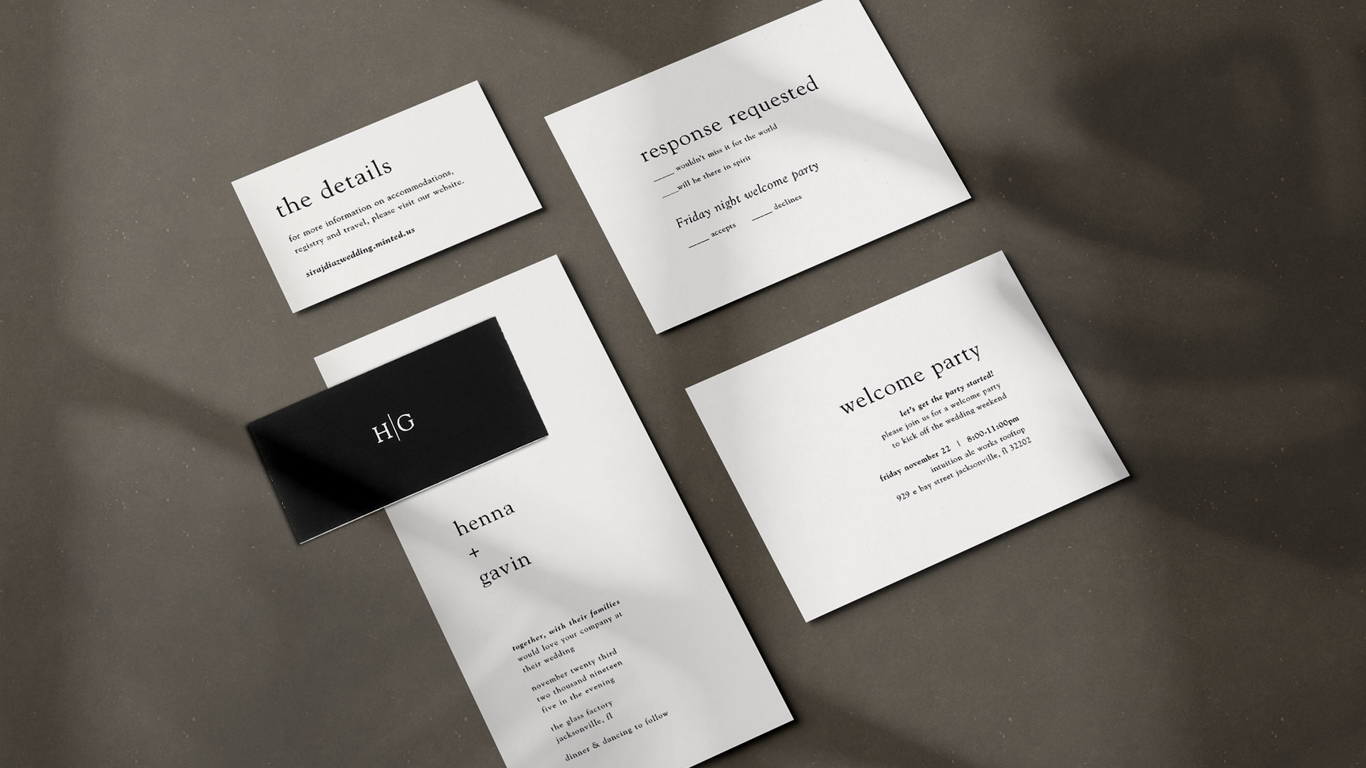 Henna & Gavin Wedding Package