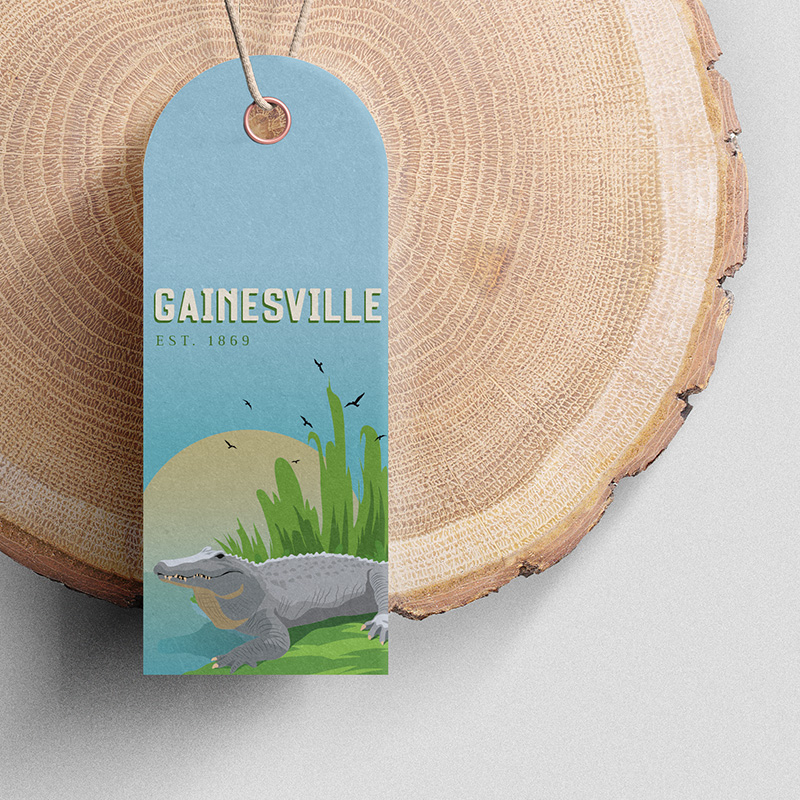 Samantha & David Wedding Hotel Room Tag Design by Jenna Spencer